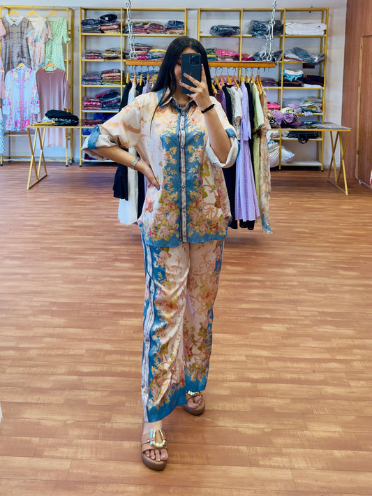 PRINTED DEMANDING TRENDY COORD SET