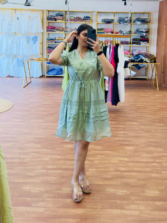 Pista short length western dress