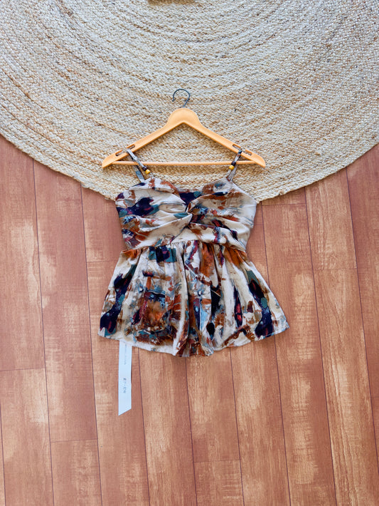 TRENDY STYLISH SLEEVELESS CROP TOP